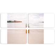 Магнитные фотопазлы 90 на 50 набор 4 штуки 