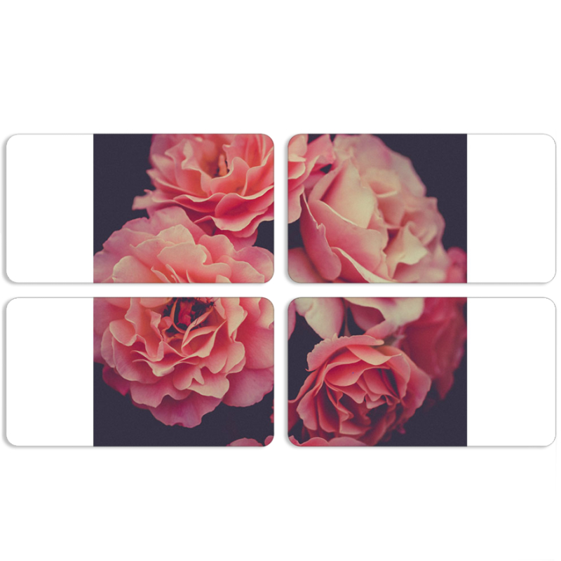 Магнитные фотопазлы 90 на 50 набор 4 штуки 