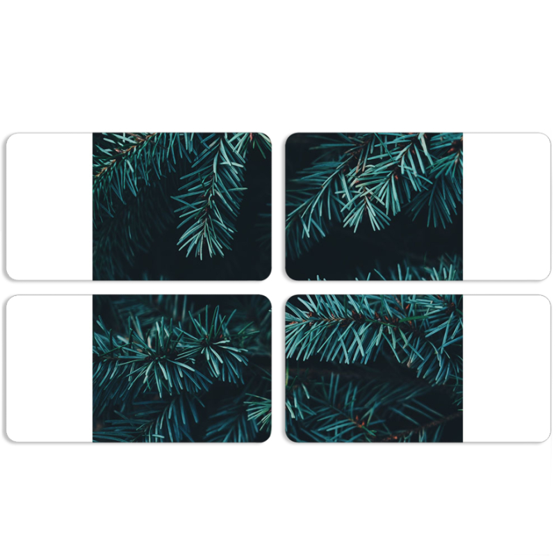 Магнитные фотопазлы 90 на 50 набор 4 штуки 