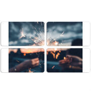 Магнитные фотопазлы 90 на 50 набор 4 штуки 