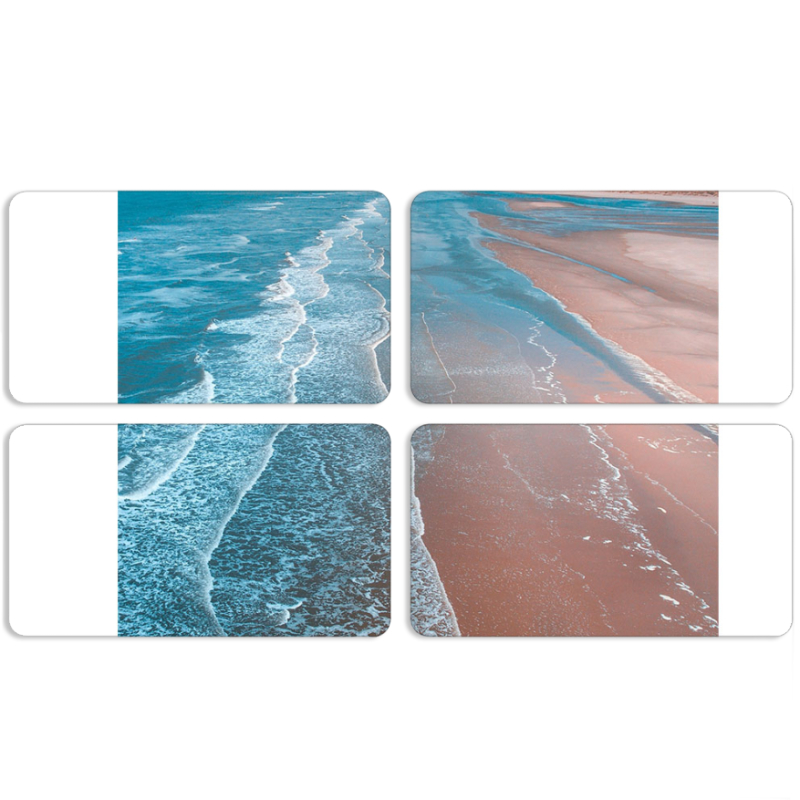 Магнитные фотопазлы 90 на 50 набор 4 штуки 