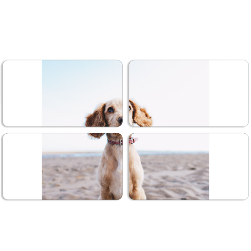 Магнитные фотопазлы 90 на 50 набор 4 штуки 