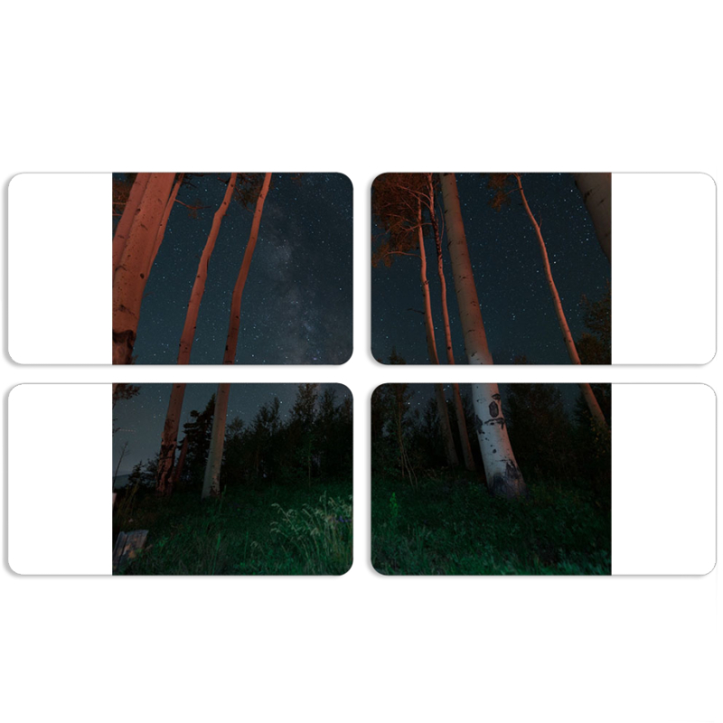 Магнитные фотопазлы 90 на 50 набор 4 штуки 