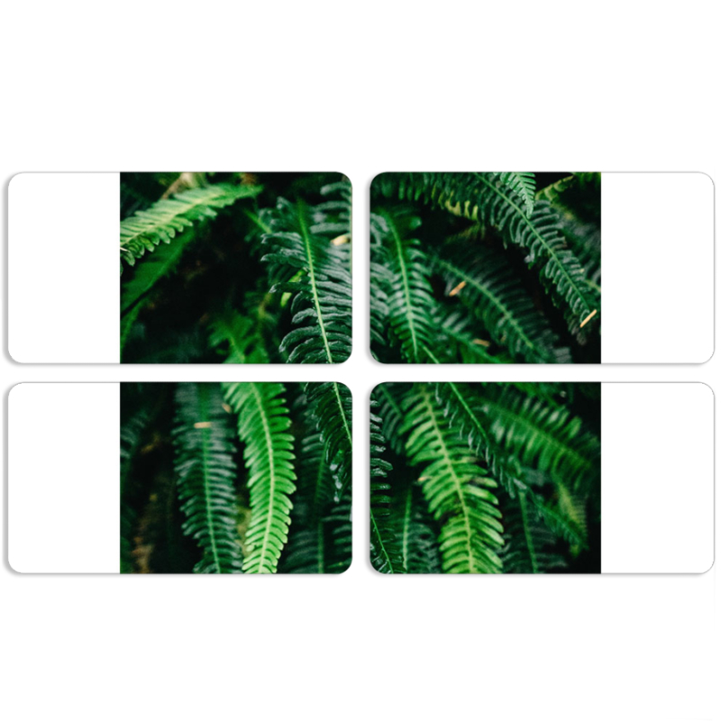 Магнитные фотопазлы 90 на 50 набор 4 штуки 