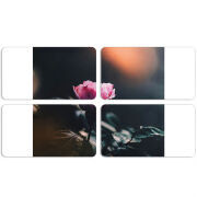 Магнитные фотопазлы 90 на 50 набор 4 штуки 