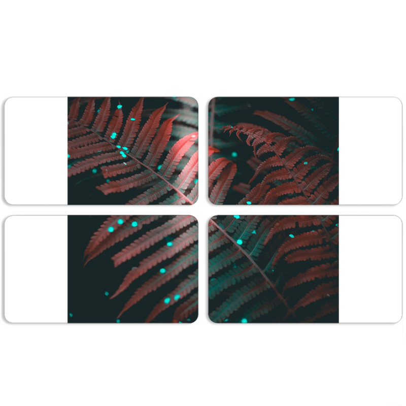 Магнитные фотопазлы 90 на 50 набор 4 штуки 