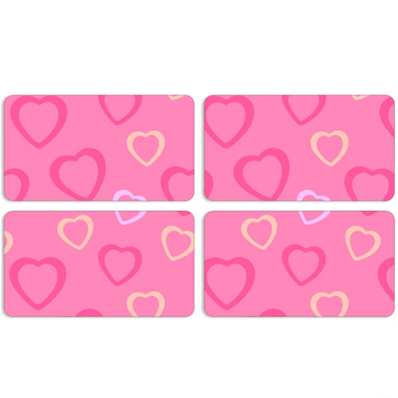 Магнитные фотопазлы 90 на 50 набор 4 штуки Sugar Hearts