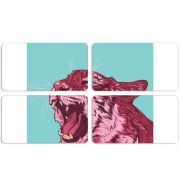 Магнитные фотопазлы 90 на 50 набор 4 штуки 