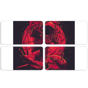 Магнитные фотопазлы 90 на 50 набор 4 штуки 