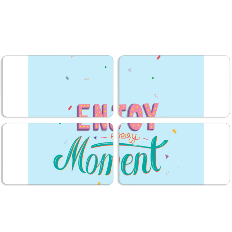 Магнитные фотопазлы 90 на 50 набор 4 штуки 