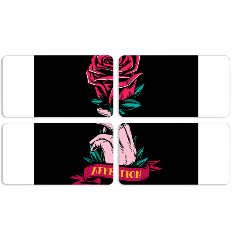 Магнитные фотопазлы 90 на 50 набор 4 штуки 