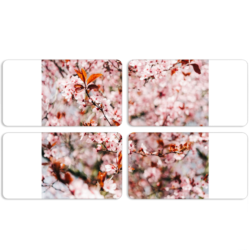 Магнитные фотопазлы 90 на 50 набор 4 штуки 