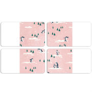 Магнитные фотопазлы 90 на 50 набор 4 штуки 