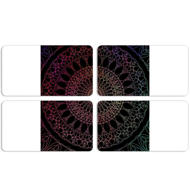 Магнитные фотопазлы 90 на 50 набор 4 штуки 