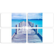 Магнитные фотопазлы 90 на 50 набор 4 штуки 