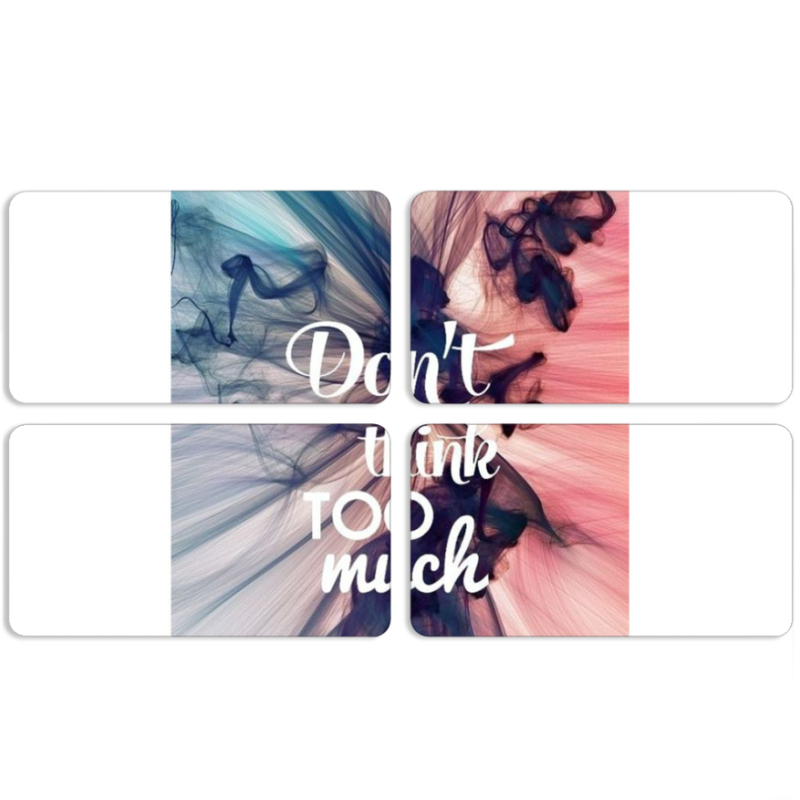 Магнитные фотопазлы 90 на 50 набор 4 штуки 