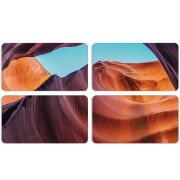 Магнитные фотопазлы 90 на 50 набор 4 штуки 