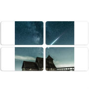 Магнитные фотопазлы 90 на 50 набор 4 штуки 