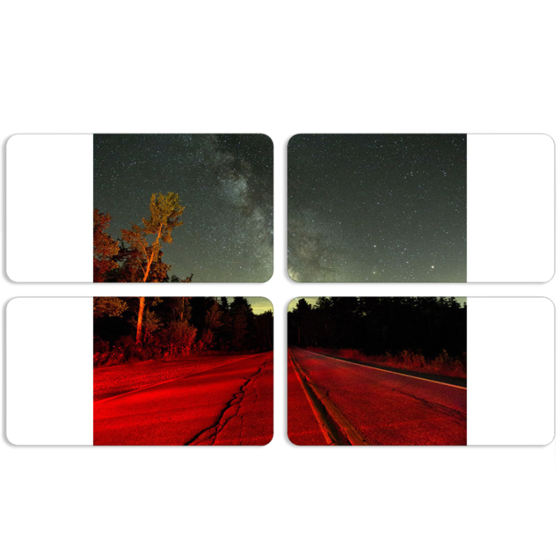 Магнитные фотопазлы 90 на 50 набор 4 штуки 