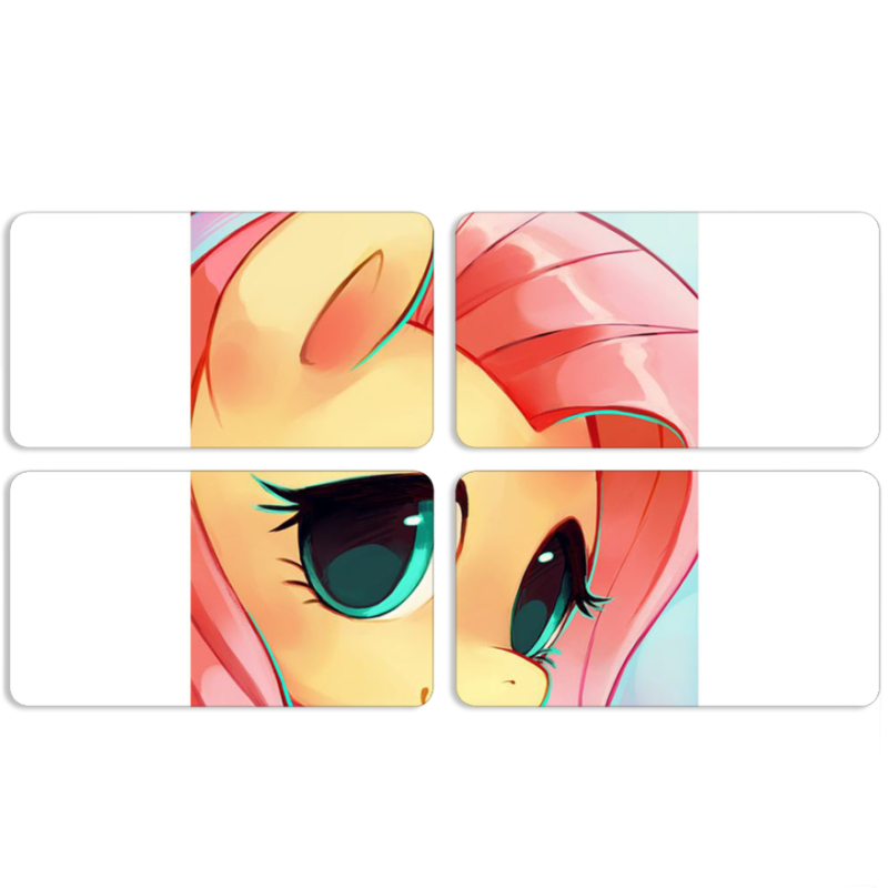 Магнитные фотопазлы 90 на 50 набор 4 штуки My Little Pony Fluttershy
