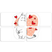 Магнитные фотопазлы 90 на 50 набор 4 штуки Mumintroll