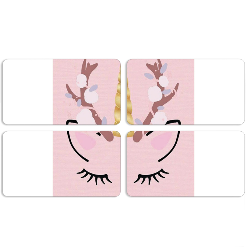 Магнитные фотопазлы 90 на 50 набор 4 штуки 