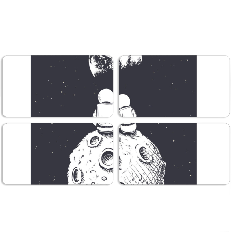 Магнитные фотопазлы 90 на 50 набор 4 штуки 