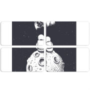 Магнитные фотопазлы 90 на 50 набор 4 штуки 