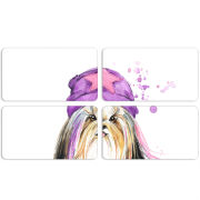 Магнитные фотопазлы 90 на 50 набор 4 штуки 