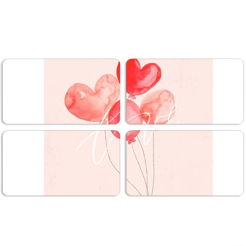 Магнитные фотопазлы 90 на 50 набор 4 штуки 