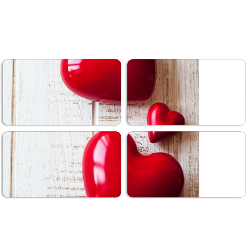 Магнитные фотопазлы 90 на 50 набор 4 штуки 