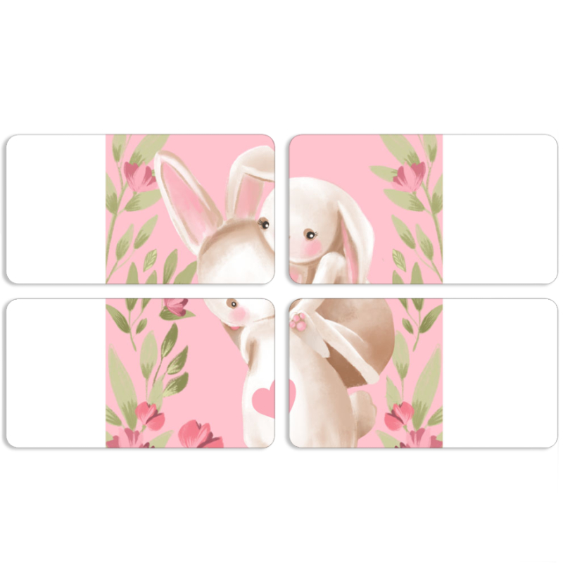 Магнитные фотопазлы 90 на 50 набор 4 штуки 