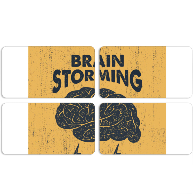 Магнитные фотопазлы 90 на 50 набор 4 штуки 