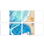 Магнитные фотопазлы 90 на 50 набор 4 штуки Sea Girl