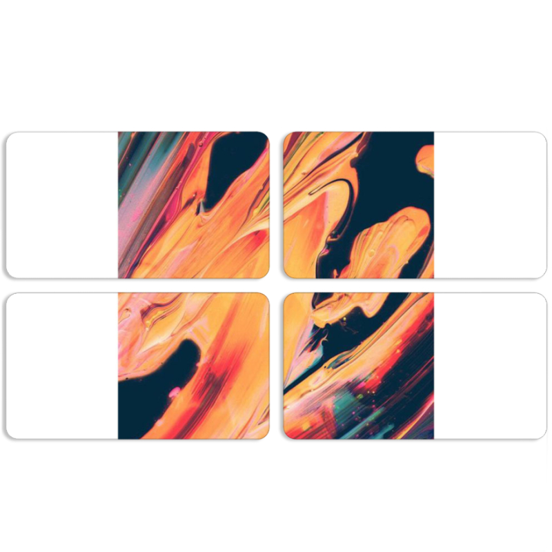 Магнитные фотопазлы 90 на 50 набор 4 штуки 