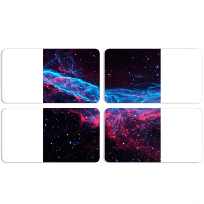 Магнитные фотопазлы 90 на 50 набор 4 штуки 