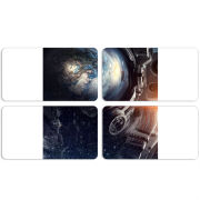 Магнитные фотопазлы 90 на 50 набор 4 штуки 