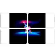 Магнитные фотопазлы 90 на 50 набор 4 штуки 