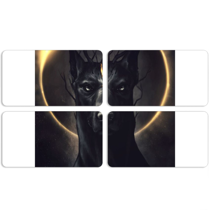 Магнитные фотопазлы 90 на 50 набор 4 штуки 