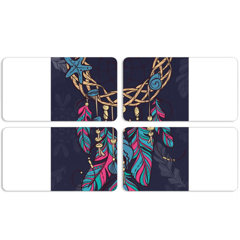 Магнитные фотопазлы 90 на 50 набор 4 штуки 