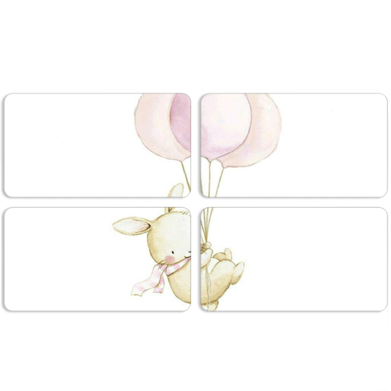 Магнитные фотопазлы 90 на 50 набор 4 штуки 