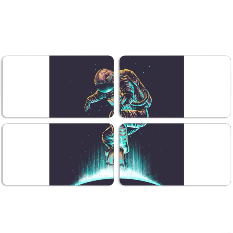 Магнитные фотопазлы 90 на 50 набор 4 штуки 