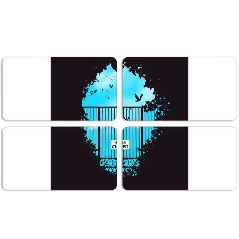 Магнитные фотопазлы 90 на 50 набор 4 штуки 