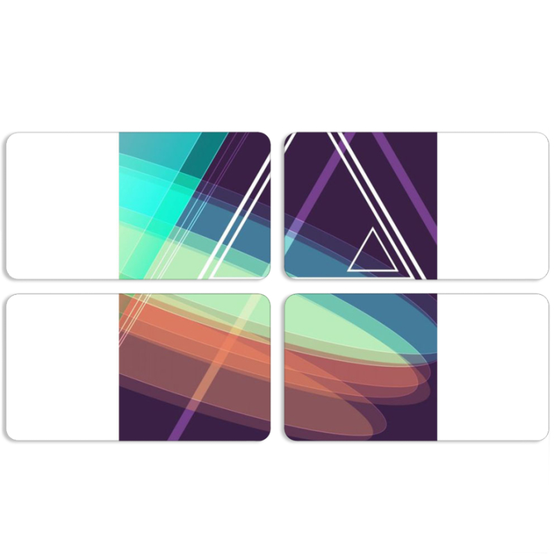 Магнитные фотопазлы 90 на 50 набор 4 штуки 