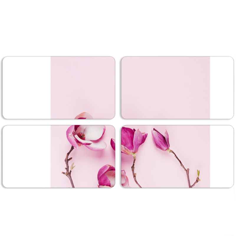 Магнитные фотопазлы 90 на 50 набор 4 штуки 