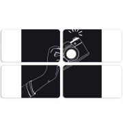 Магнитные фотопазлы 90 на 50 набор 4 штуки 