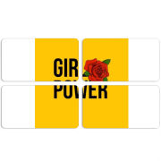 Магнитные фотопазлы 90 на 50 набор 4 штуки 