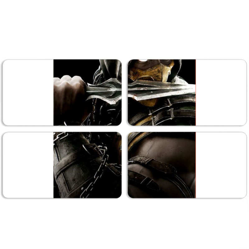 Магнитные фотопазлы 90 на 50 набор 4 штуки 