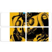 Магнитные фотопазлы 90 на 50 набор 4 штуки 