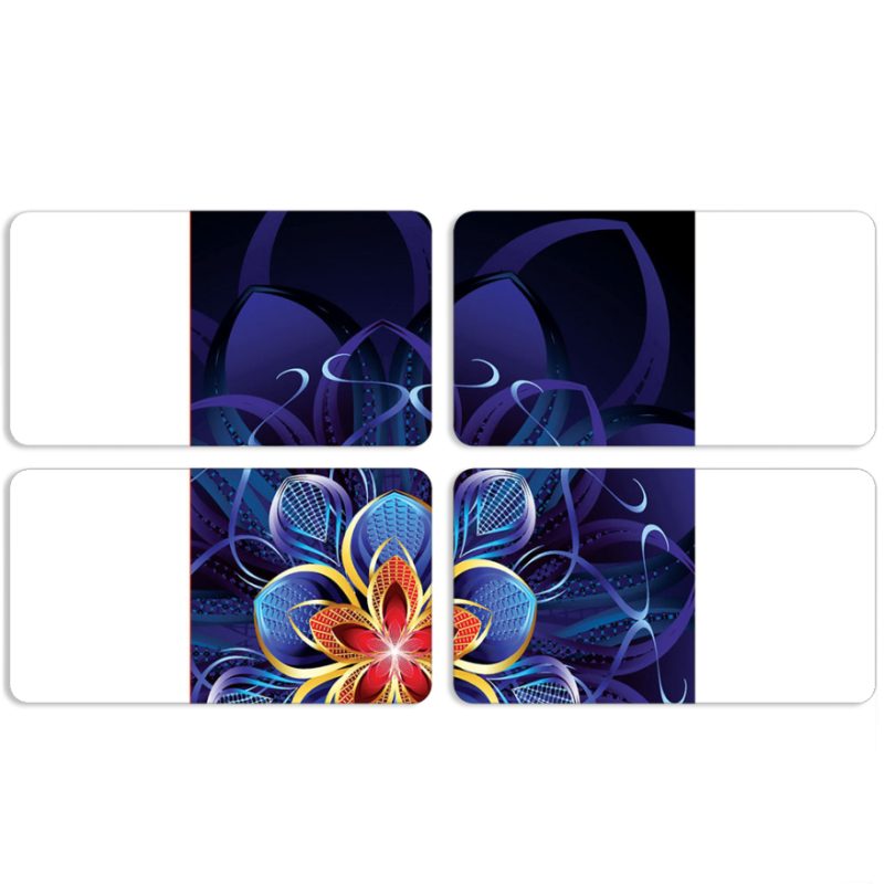 Магнитные фотопазлы 90 на 50 набор 4 штуки 